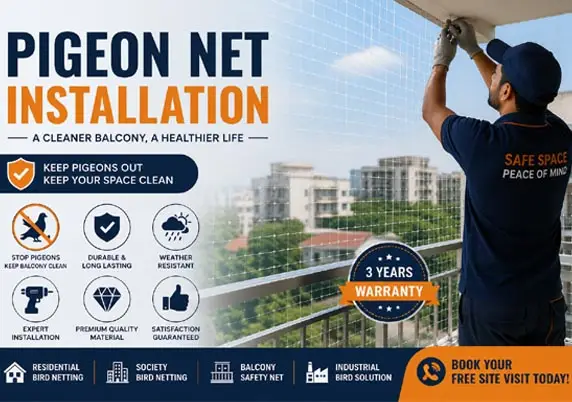 Pigeon net for Balcony